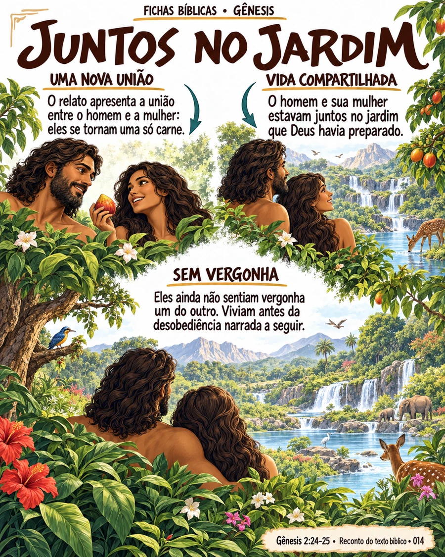 Ficha 14: JUNTOS NO JARDIM