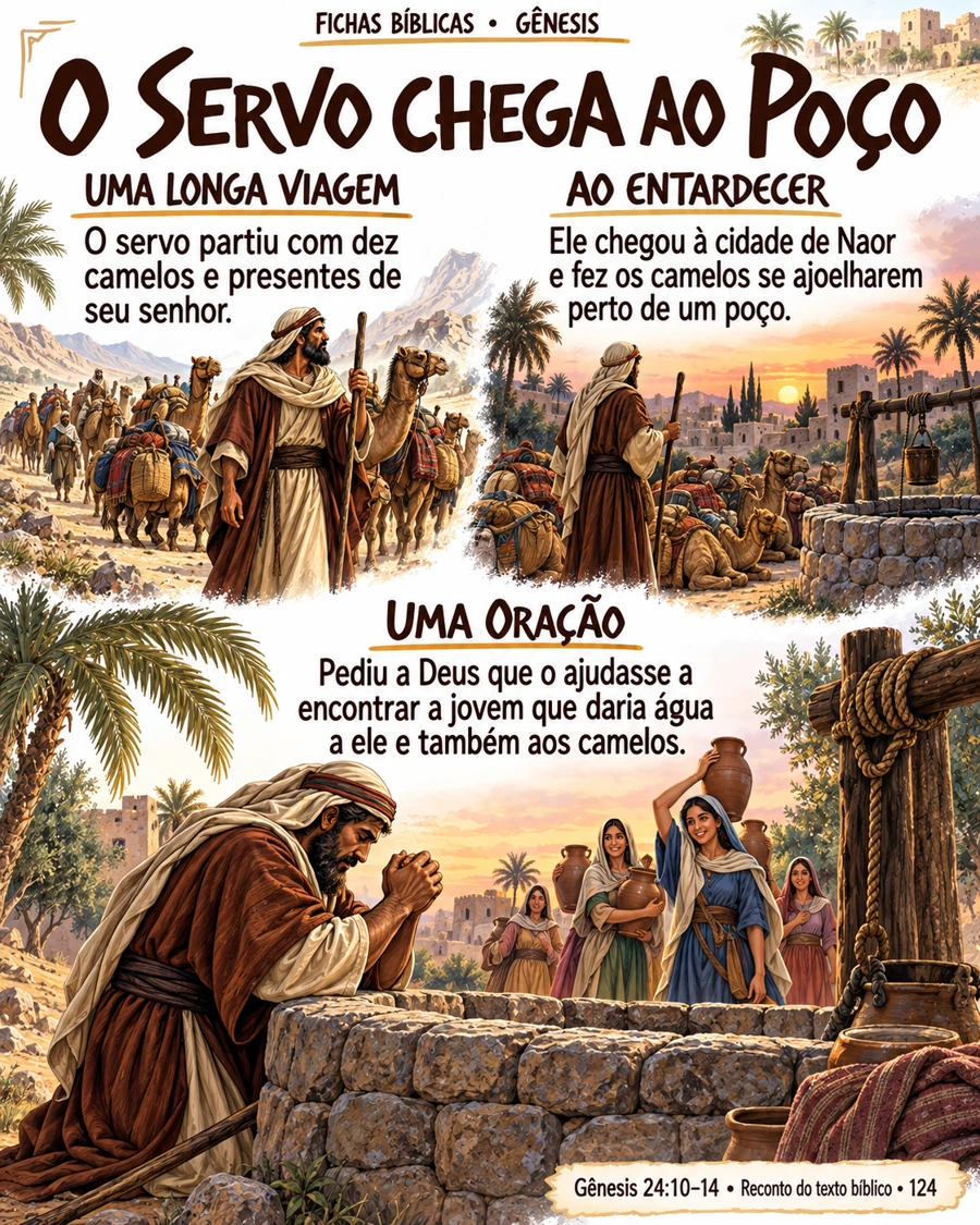 Ficha 124: O SERVO CHEGA AO POÇO