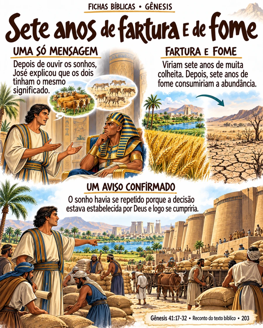 Ficha 203: Sete anos de fartura e de fome